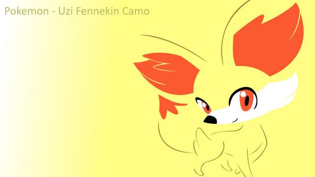 Pokemon - Uzi  Fennekin Camo Pack