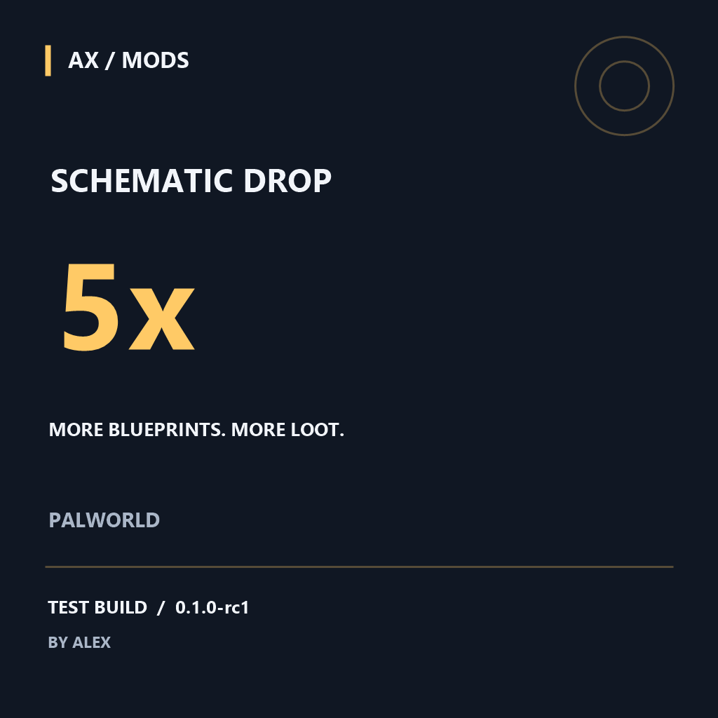 Schematics & Fragments · Drop Chance ×5 preview