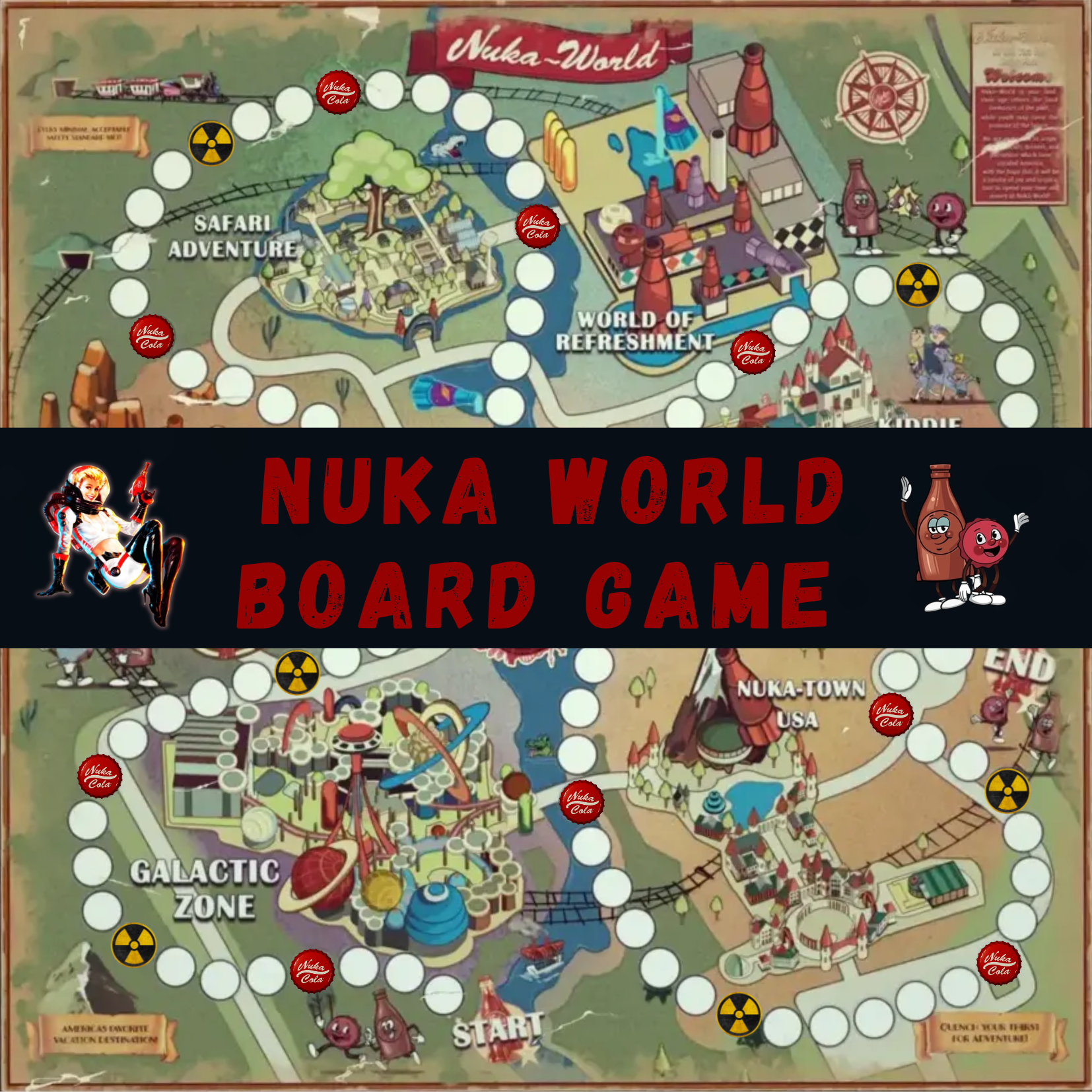 Nuka World - Board Game preview