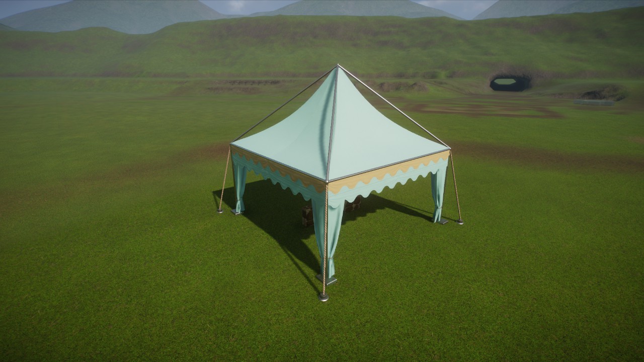 Tropical Party 8x8 Plain Tent