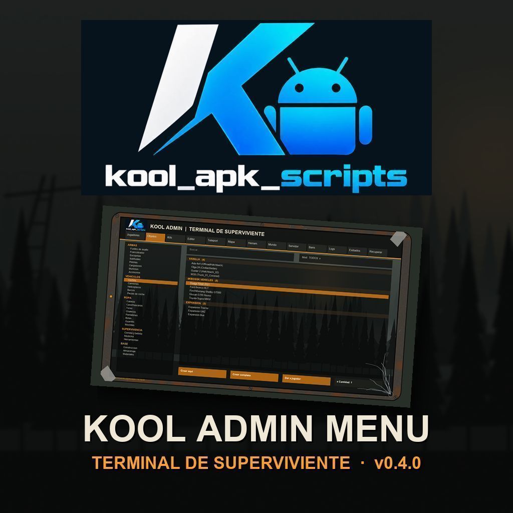KOOL Admin Menu