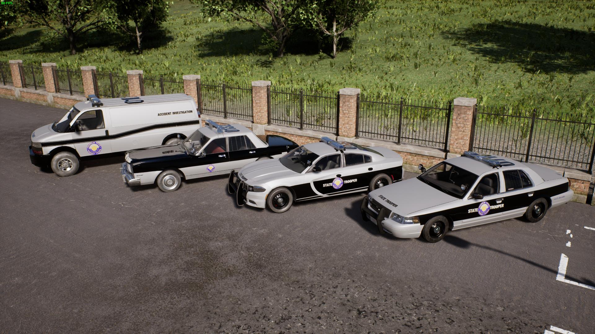 Lore friendly Franklin State Police Skins Based on North Carolina State Police