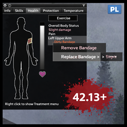 Replace Bandage 42.13+ compatibility patch – Project Zomboid Mod