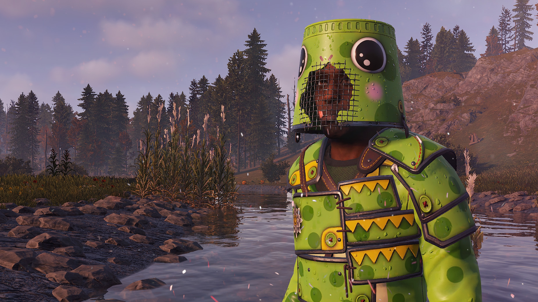 Frog Cosplay Bucket Helmet
