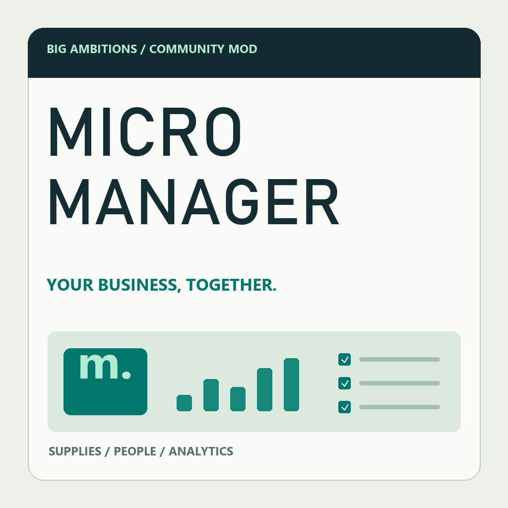Micromanager - Business Hub & Supply Automation preview