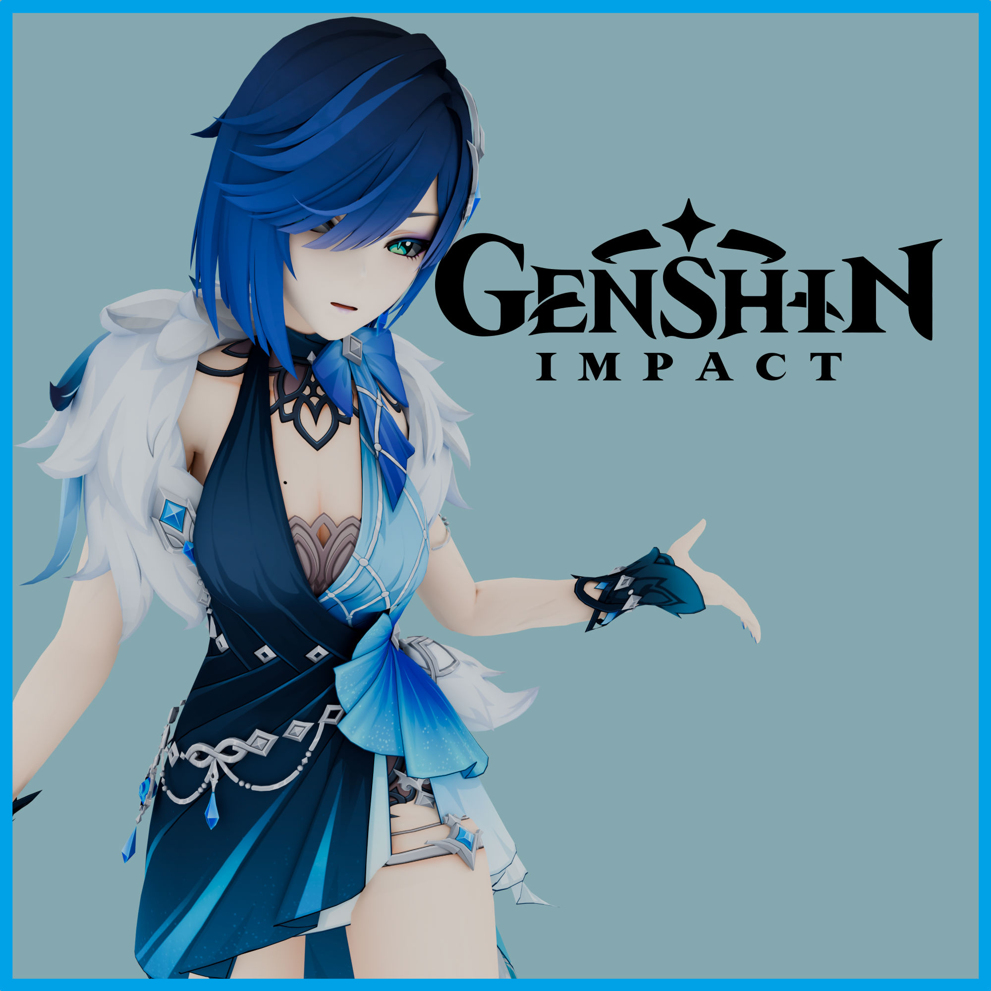 Genshin Impact - Yelan - Valley Orchid (PM & NPCs)