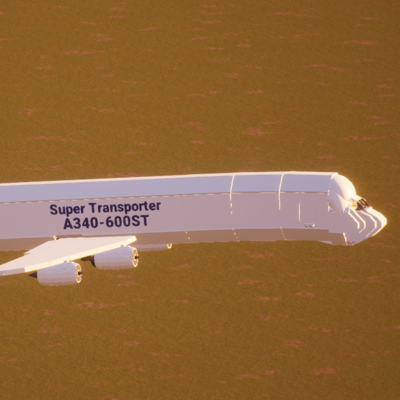 Softbody AIR LINER Airbus A340-600 Super Transporter (aka Super Beluga)