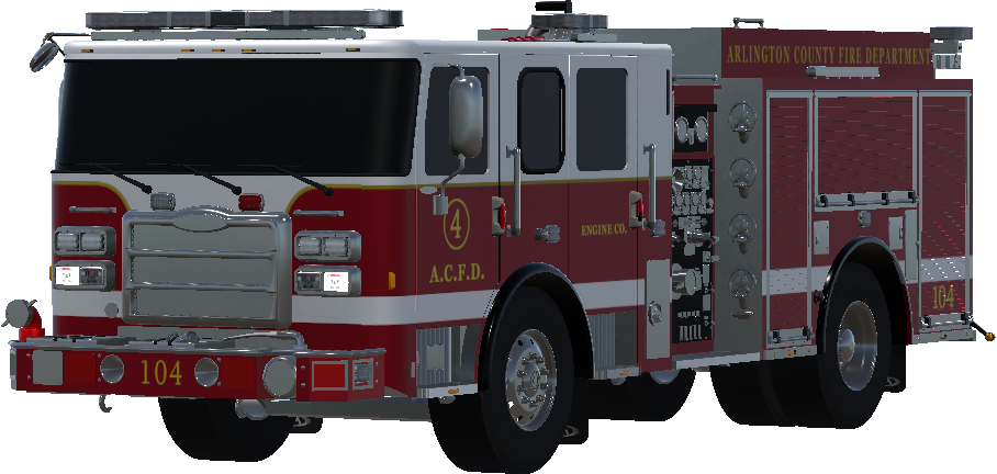 Arlington County FD, Engine 4 [4K]