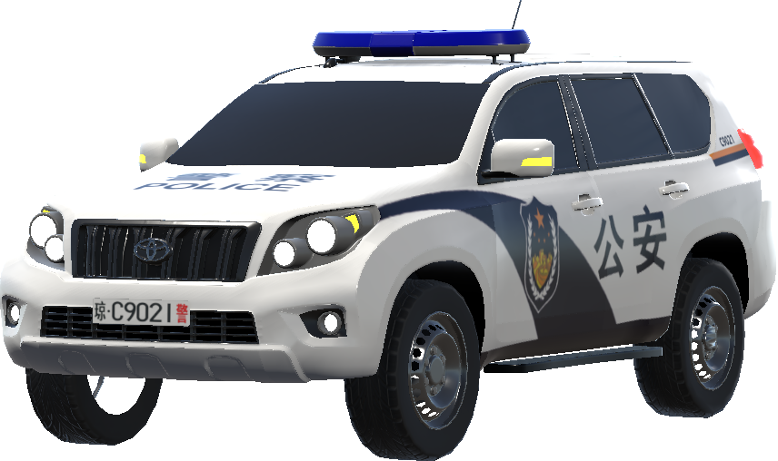 Chinese police car livery