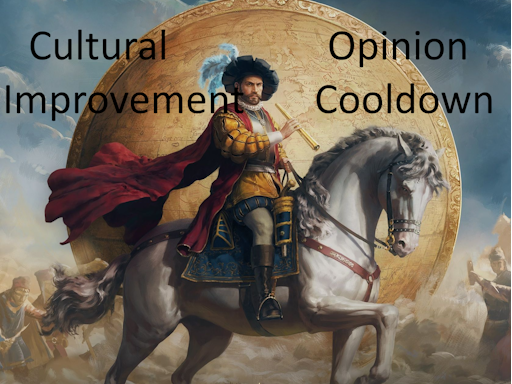 Lower vassal Cultural Improvement cooldown (50 to 25) DEFUNCT - CHECK DESCRIPTION
