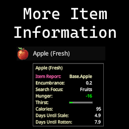 Manks More Item Information – Project Zomboid Mod