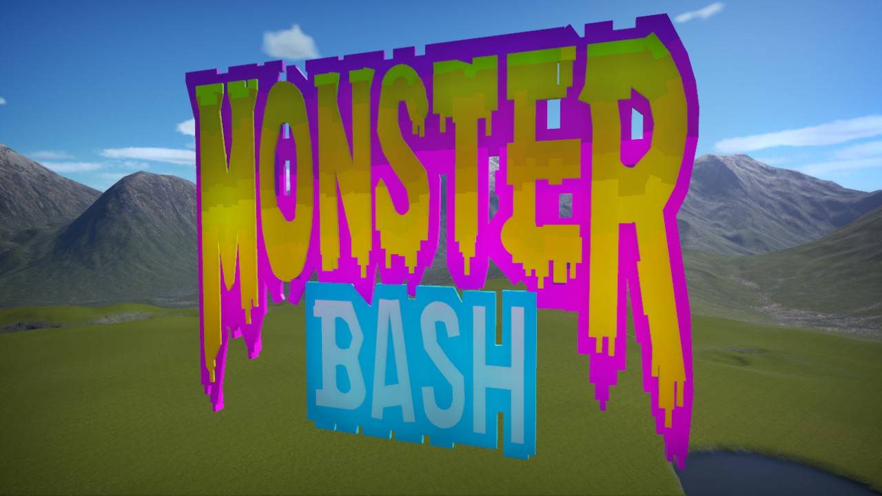Monster Bash Sign