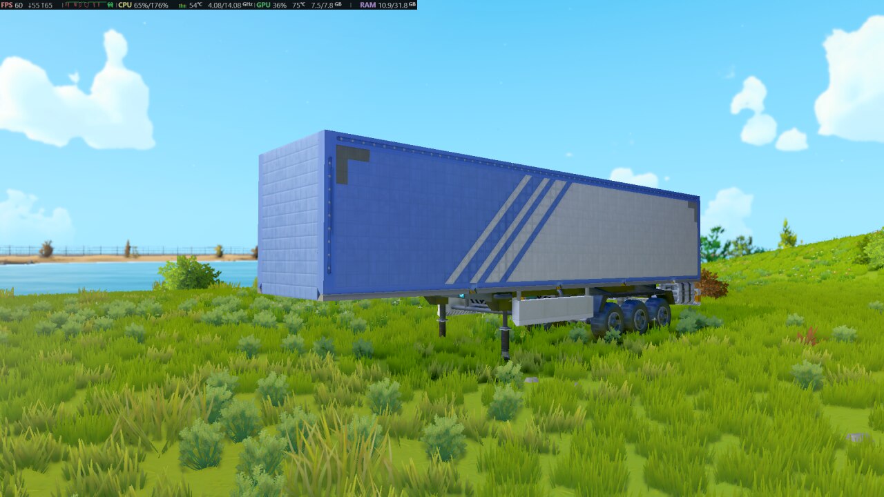 KC STANDTRD Dry Van Semi Trailer (Aluminum alloy)