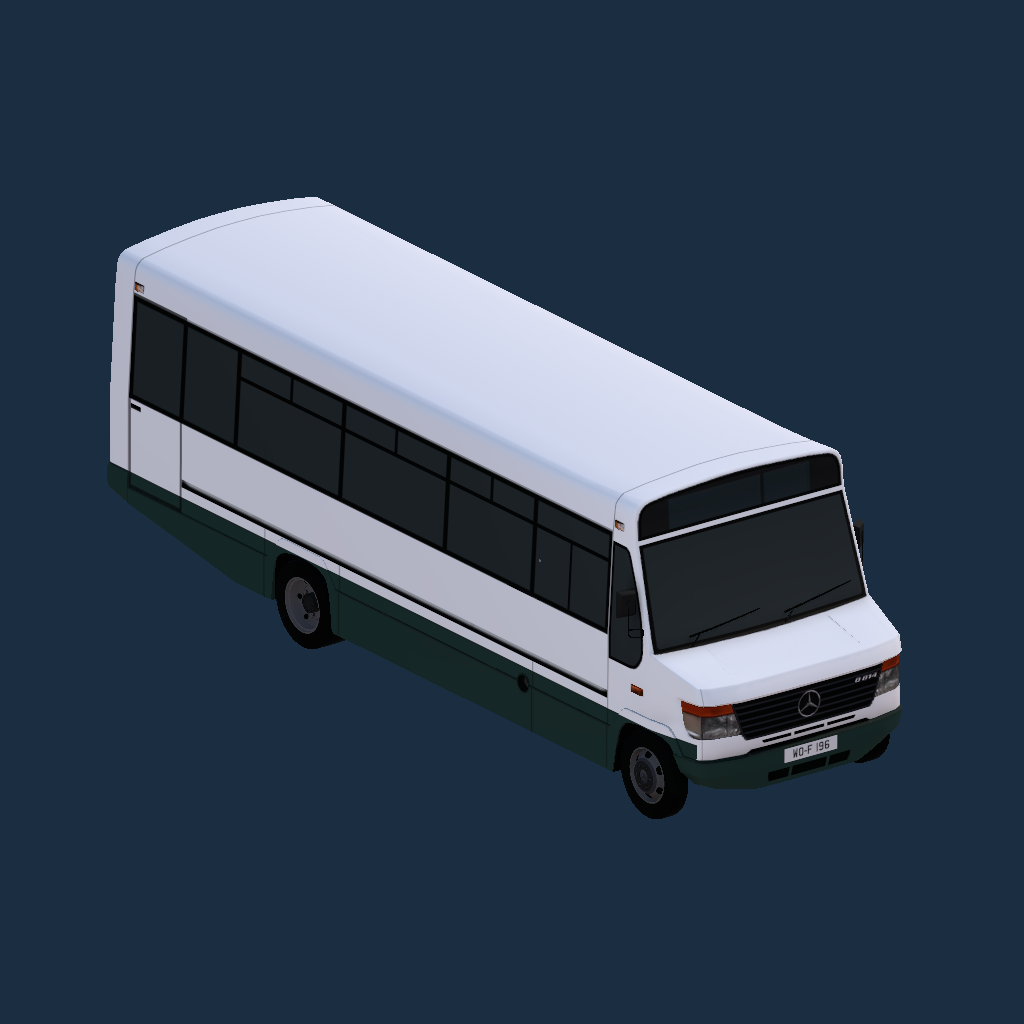 Mercedes-Benz O814D Plaxton Beaver 2 8.5m Norfolk Green White & Green Unbranded