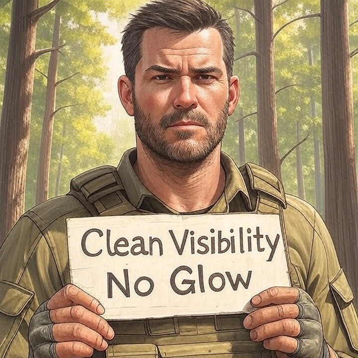 Clean Visibility No Glow