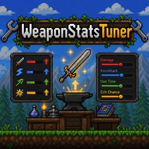 武器属性调节（WeaponStatsTuner） – tModLoader Mod
