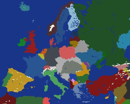 Europe but Austria-Hungary came back (accurate)