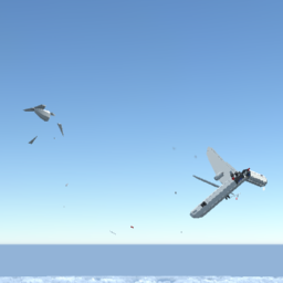 Softbody AIR LINER Boeing 787-9 Breakup (all at once)