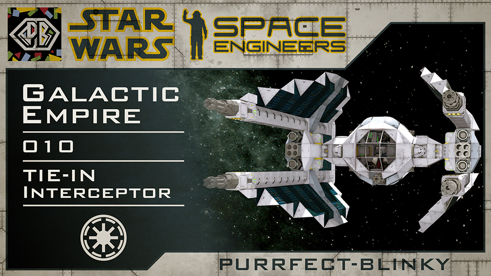 010 Purrfect Blinky's Imperial TIE Interceptor - Star Wars