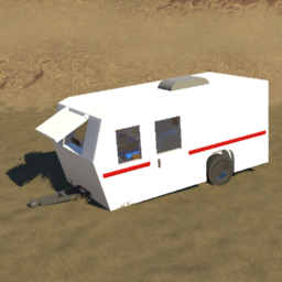 Simple Low Brick Camping Trailer (city/standard)