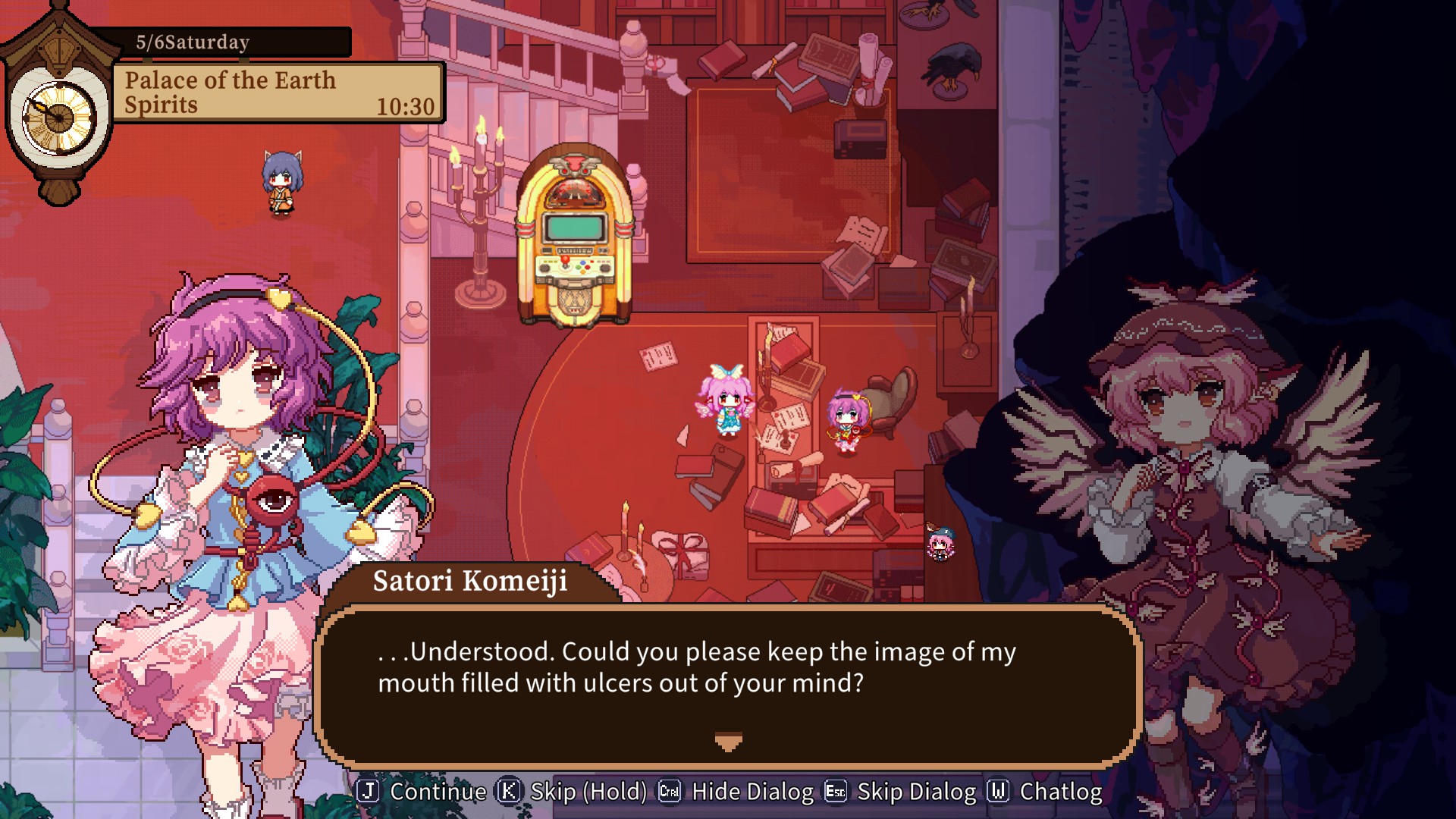 Игровой процесс Touhou Mystia's Izakaya
