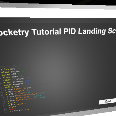 Rocketry Tutorial PID Landing Script