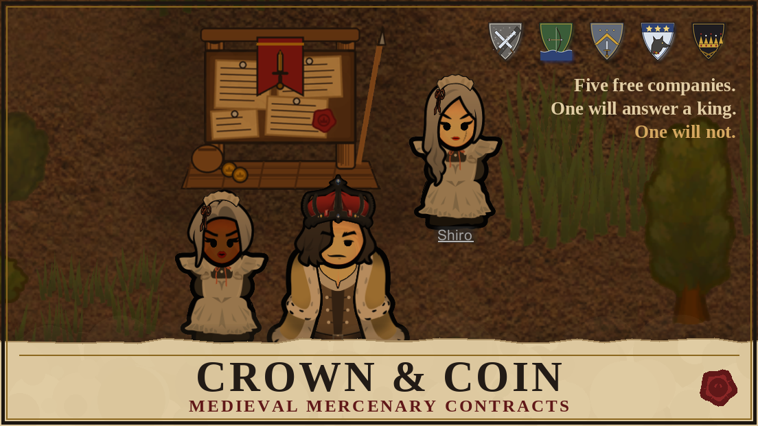 Crown & Coin - Medieval Mercenary Contracts BETA