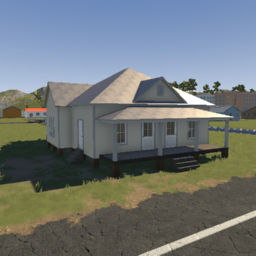 1930's 3 bedroom house (unfurnished)