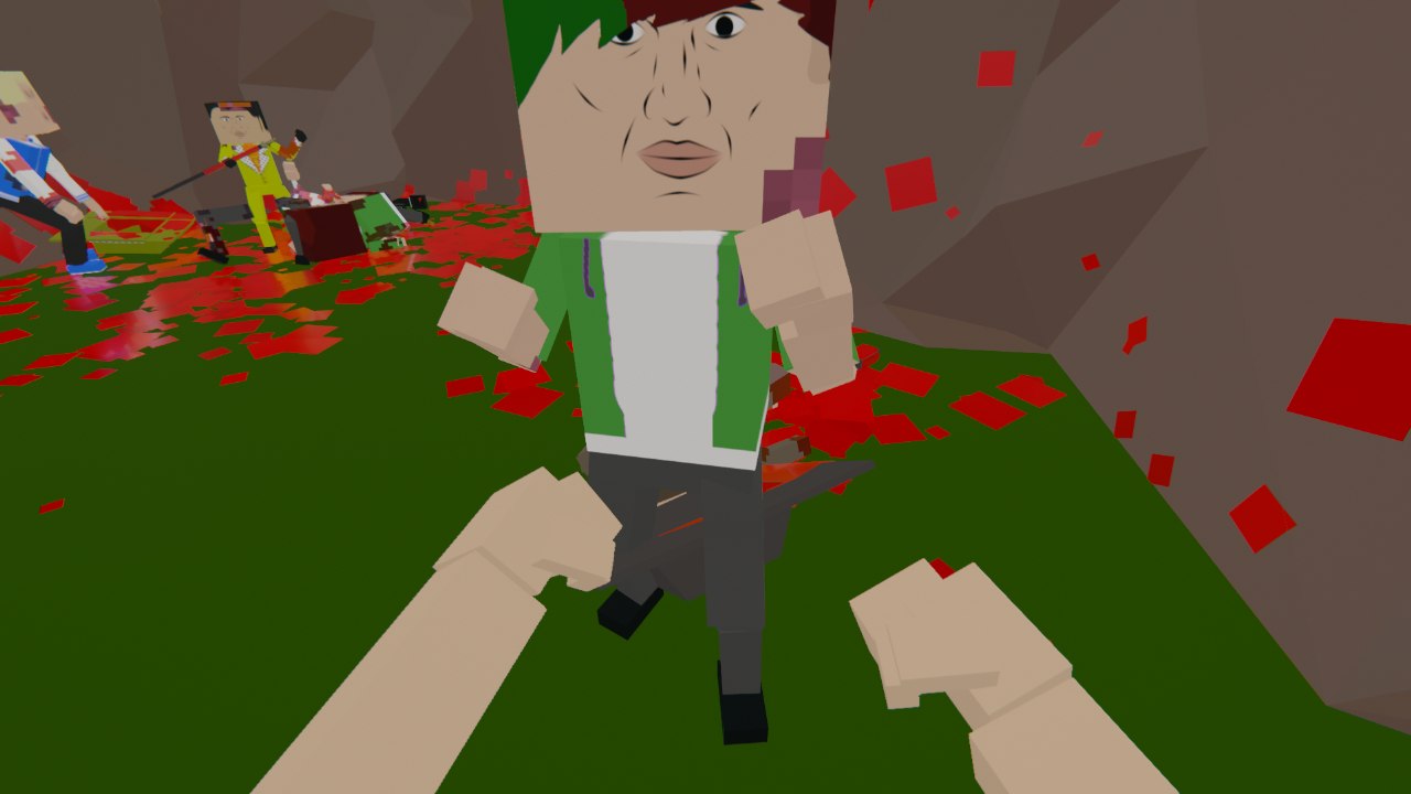 naked gang rampage in traped rock