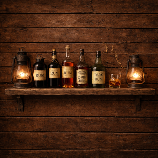 RUM SHELF