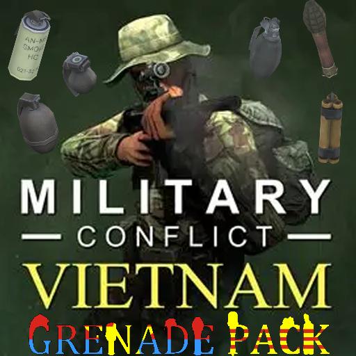Military conflict vietnam Grenade pack 军事冲突越南手榴弹包 preview
