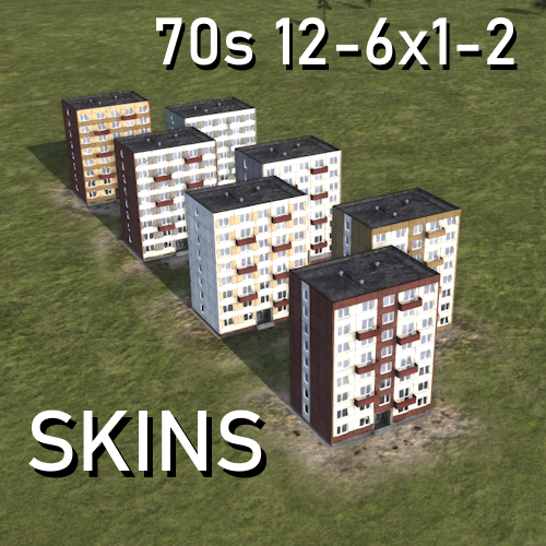 Skins for T06B NA 70s 12-6x1-2 row houses