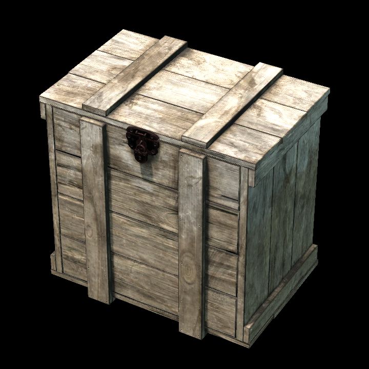Furniture, Container, Chest, Wood 1