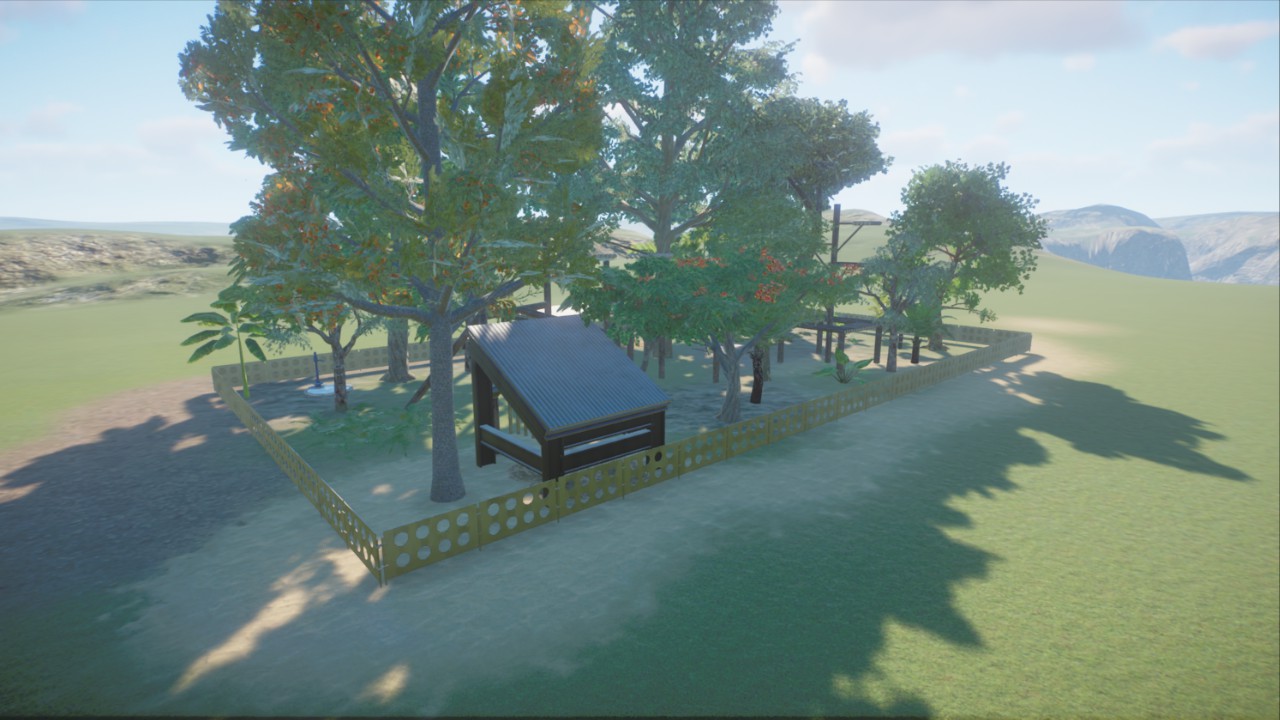 (Almost) Base Game Koala Habitat (Requires Austrila DLC)