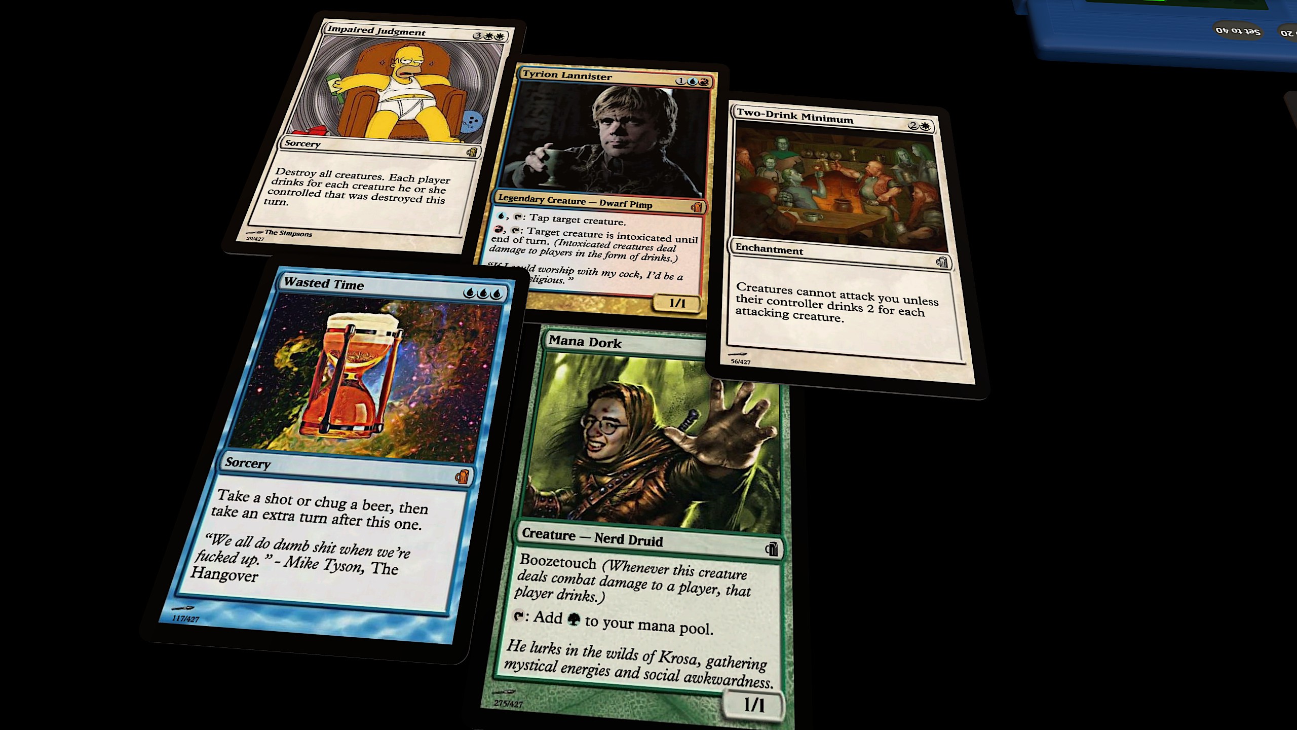 mtg drinking cards Steam Workshop::MTG Custom Card a Day 167: