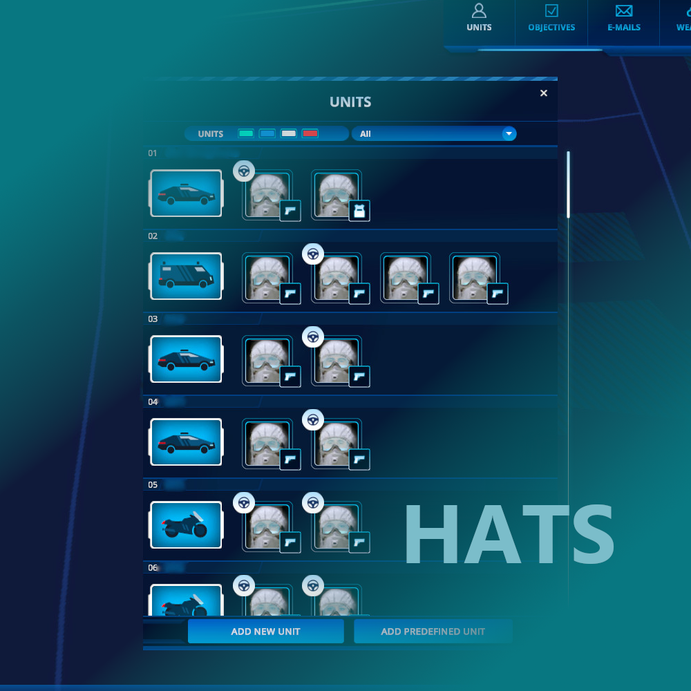 HATS for CORONAVIRUS MOD
