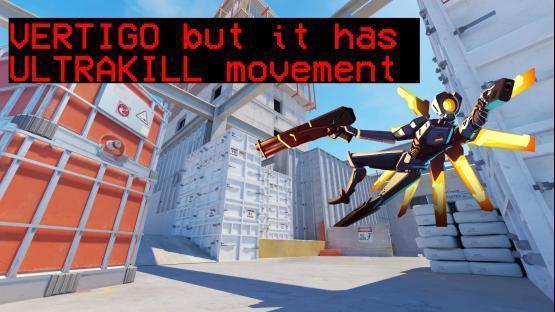 de_vertigo but it has ultrakill movement – Counter-Strike 2 Mod