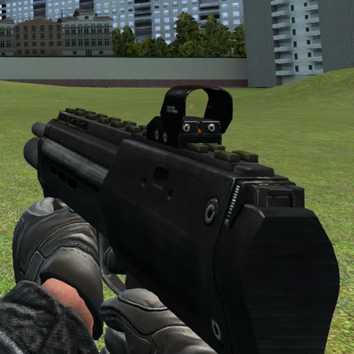 SMG1 with an actual grenade-sized barrel