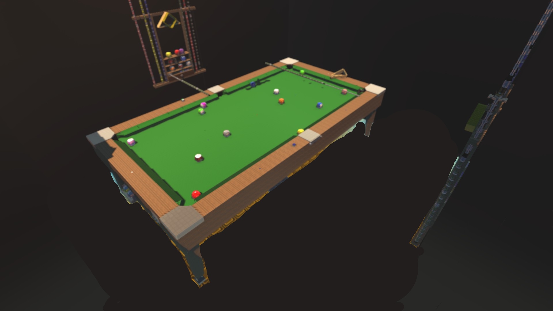 Pool Table Hide and Seek