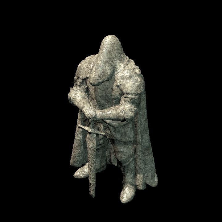 Nose Knight Statue 2