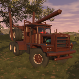1967 Rampage Seqoia W/Log Trailer (Empty)