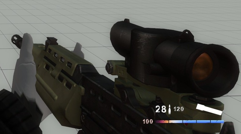 AoM HD L85A1 on L4d1 Anims (SCAR)