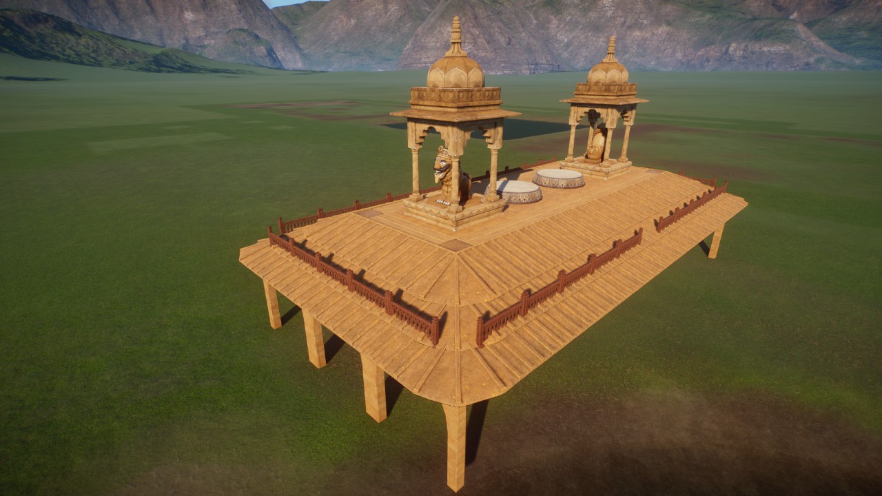 Indian tiger shelter
