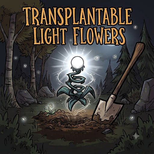 Transplantable Light Flowers(可移植荧光花) – Don't Starve Together Mod