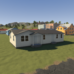 1950's 3 bedroom prefab house with addons (unfurnished)