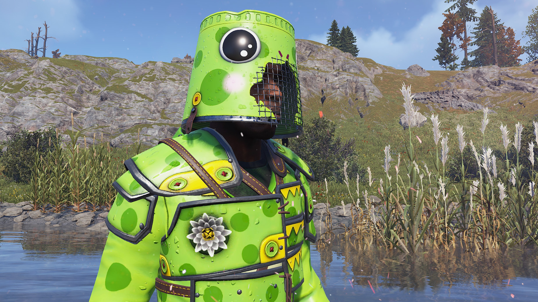 Frog Cosplay Bucket Helmet