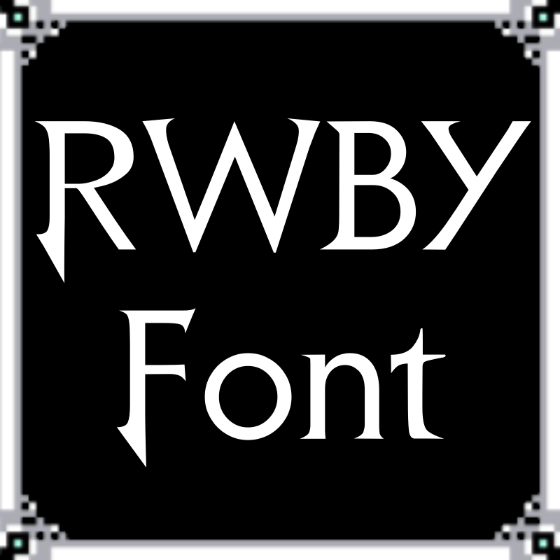 RWBY Font
