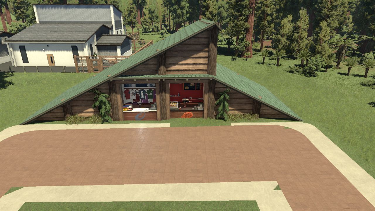 Weird Rustic Shopping/Food Kiosk preview