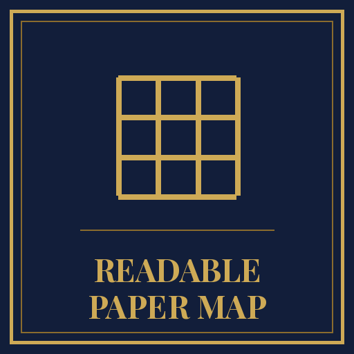 Nicholas - Readable Paper Map