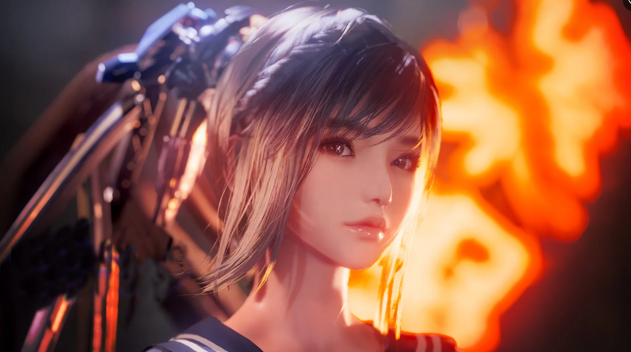 R-18 Eve (Stellar Blade) animated Defibrillator
